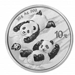 30 gram Silver Panda Coin 2022