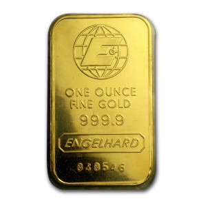 1 oz Gold Engelhard Bar - various design