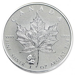 1 oz Silver Canadian Maple Leaf Panda Privy Coin 2016