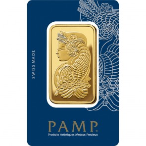 100 gram Gold PAMP Suisse Fortuna Veriscan Bar