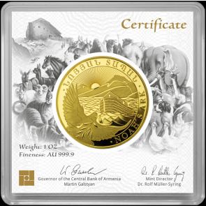 1 oz Gold Noah's Ark Coin 2022