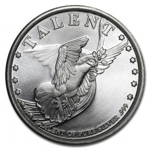 1 oz Silver Talent (Dove) Rounds 