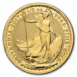 1/2 oz Gold Britannia Coin Pre-Year