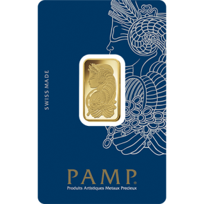 10 gram Gold PAMP Suisse Fortuna Veriscan Bar