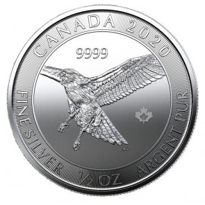 1/2 oz Silver RCM Red-Tailed Hawk Coin 