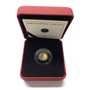 1/20 oz Gold Louis d'or aux deux L Coin 2008