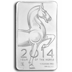 10 oz Silver NTR Horse Bar