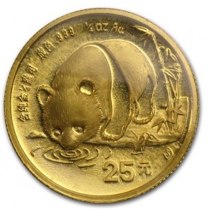1/4 oz Gold Panda Coin 1987 - Sealed