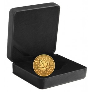 1 oz Gold RCM Piedfort Maple Leaf Coin 2021 (w/ Box and Certificate)