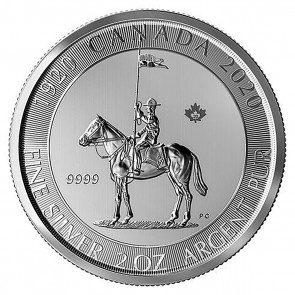 2 oz Silver Royal Canadian Mounted Police Coin 2020