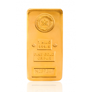 1 kilo Gold Royal Canadian Mint Bar