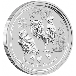 1 oz Silver Perth Mint Year of the Rooster Coin 2017
