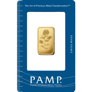 10 gram Gold PAMP Rosa Bar