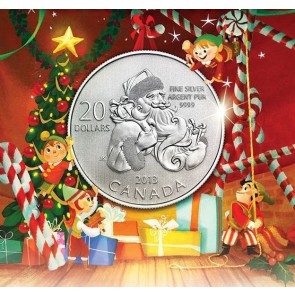 1/4 oz Silver $20 for $20 Santa Coin 2013