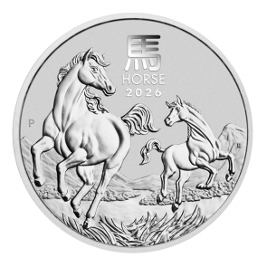 1 Kilo Silver Perth Mint Year of the Horse Coin 2026
