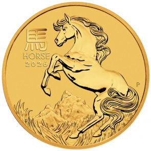 1/4 oz Gold Perth Mint Year of the Horse Coin 2026