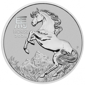 1 oz Platinum Perth Mint Year of the Horse Coin 2026