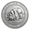 1.5 oz Silver Polar Bear and Cub Coin 2015